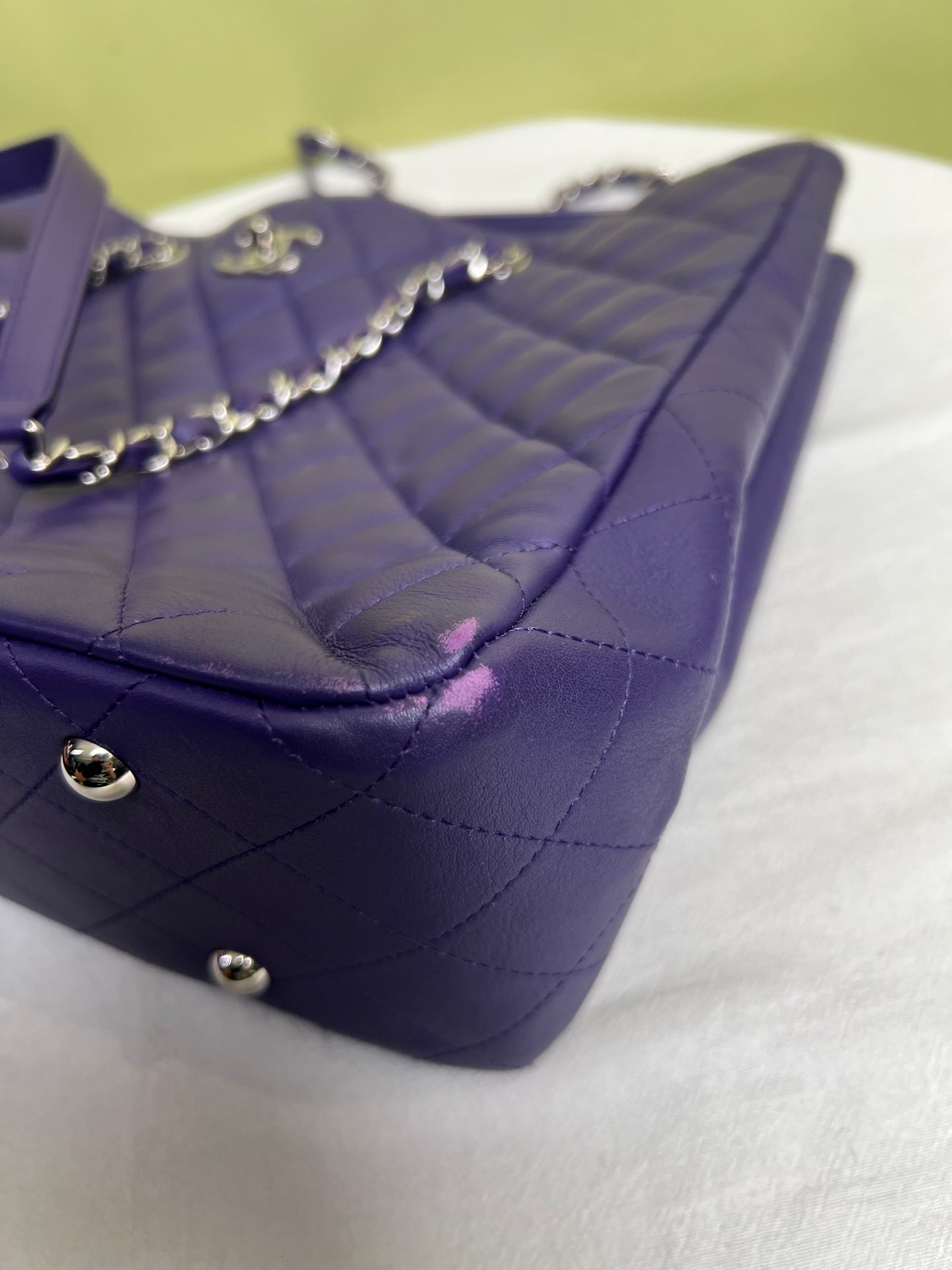 Chanel Purple Tote