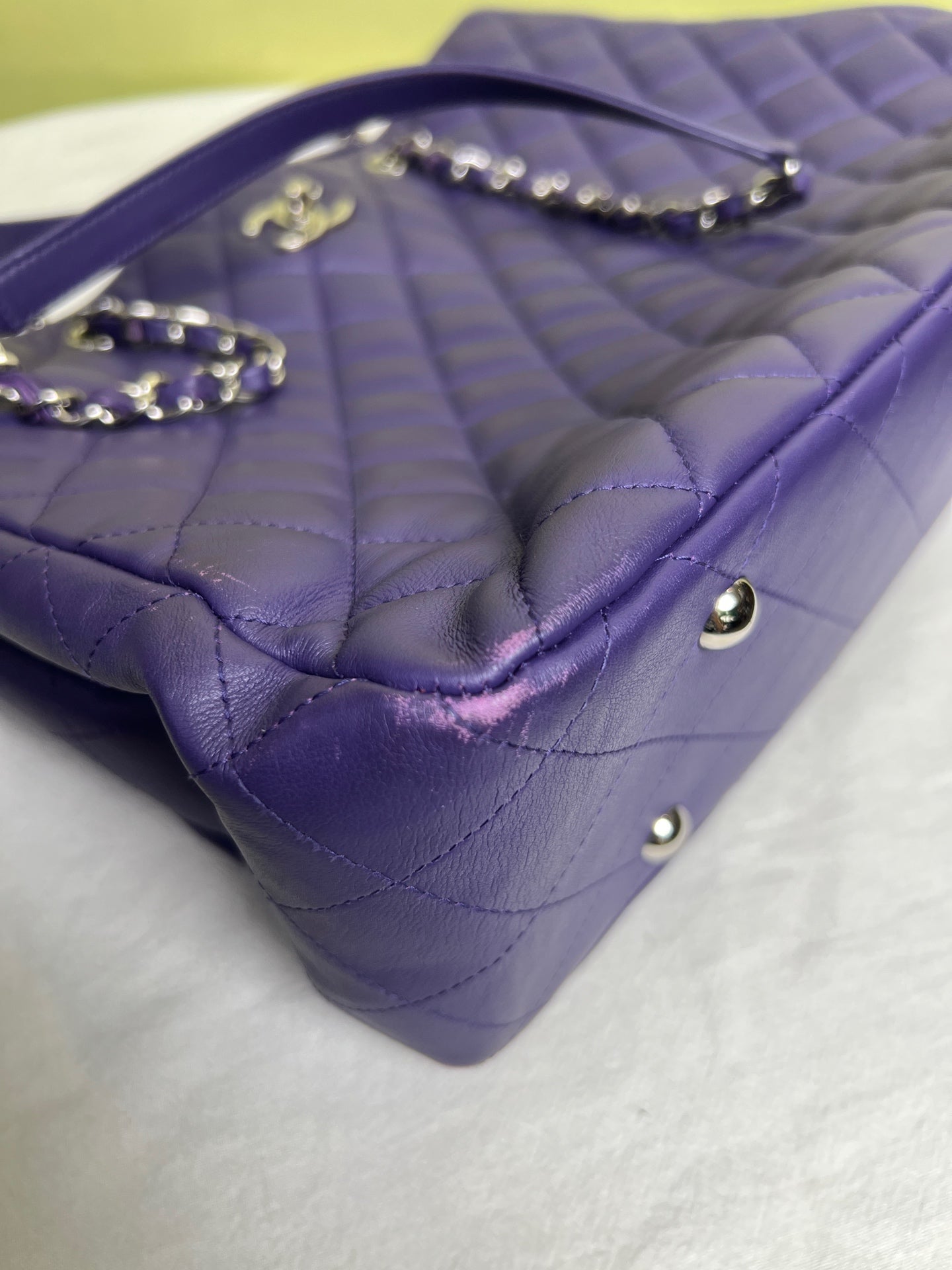 Chanel Purple Tote