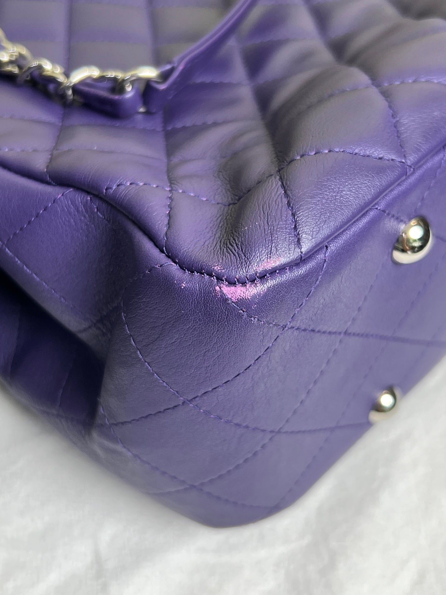 Chanel Purple Tote