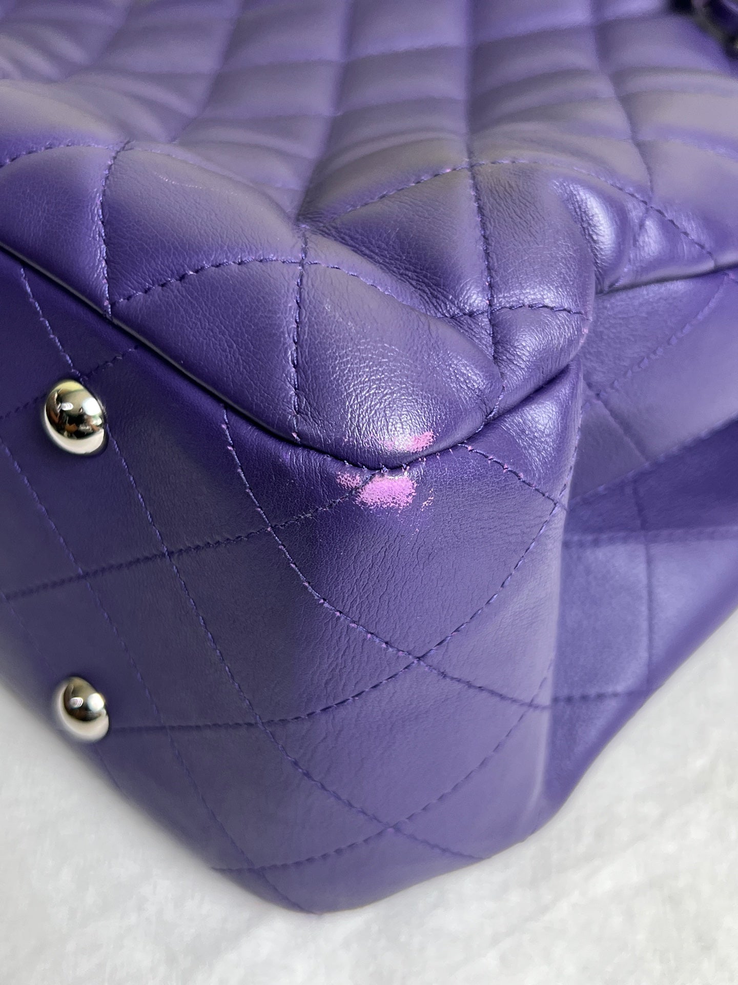Chanel Purple Tote