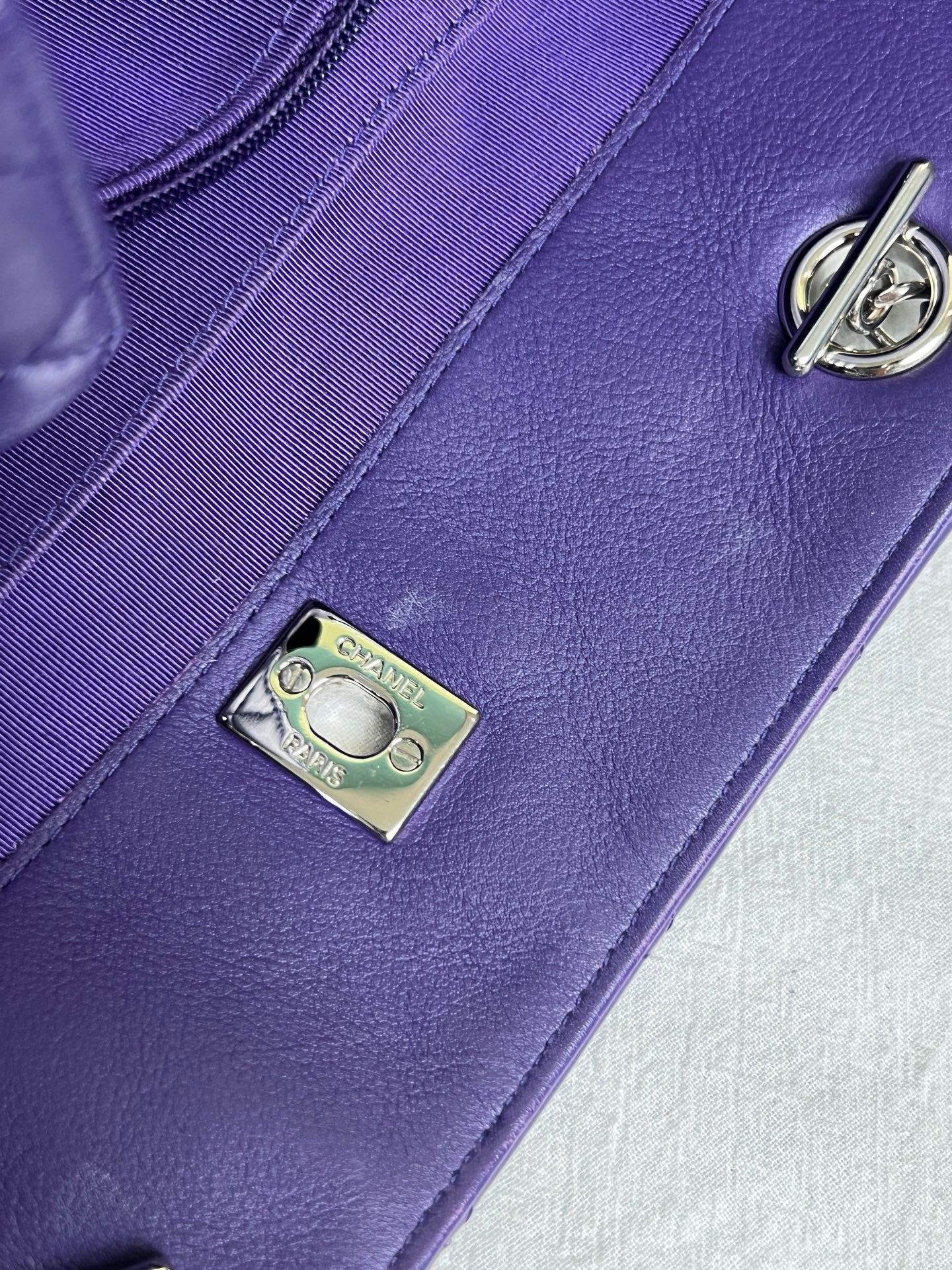 Chanel Purple Tote