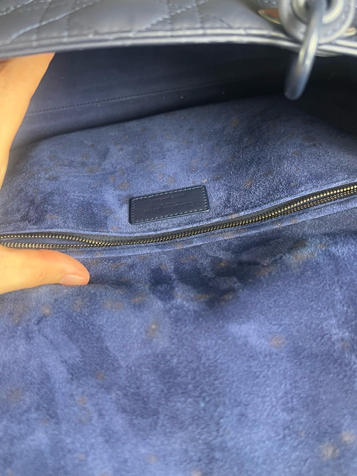 Dior Blue Shoulder Bag
