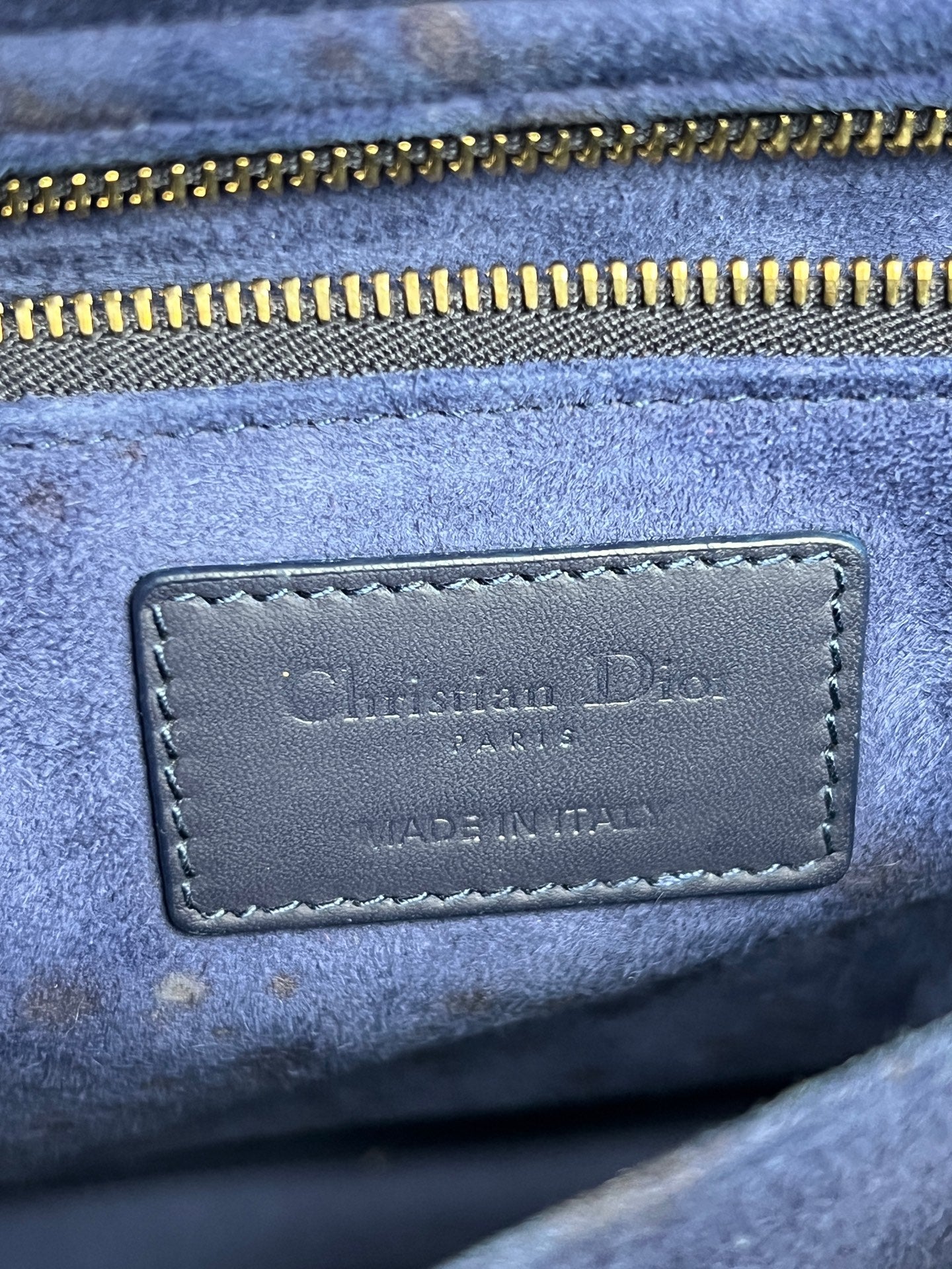 Dior Blue Shoulder Bag
